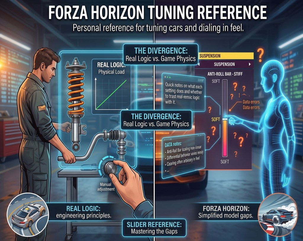Forza Horizon 6 Tuning&nbsp;Reference