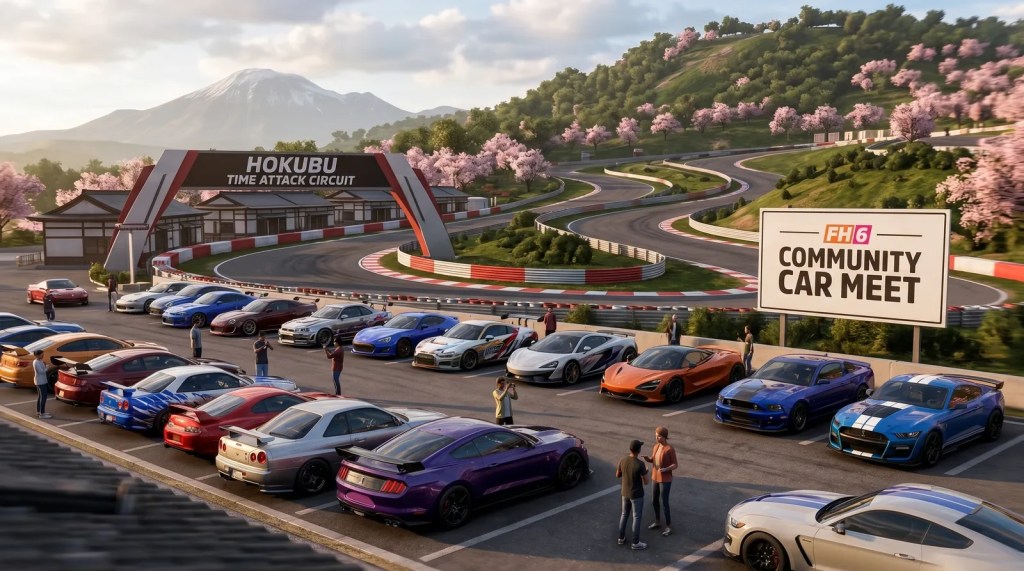 FH6’s New Car Meet at Hokubu Time Attack Circuit: What It Is and Why the Location Is the Real&nbsp;Story
