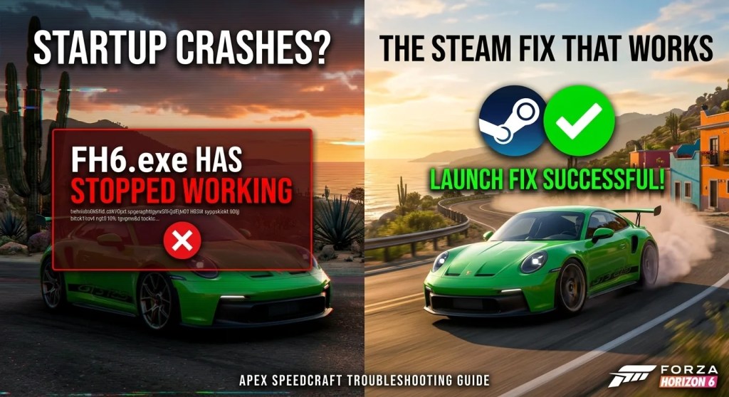 FH6 Keeps Crashing on Startup? This Steam Launch Fix Actually&nbsp;Works