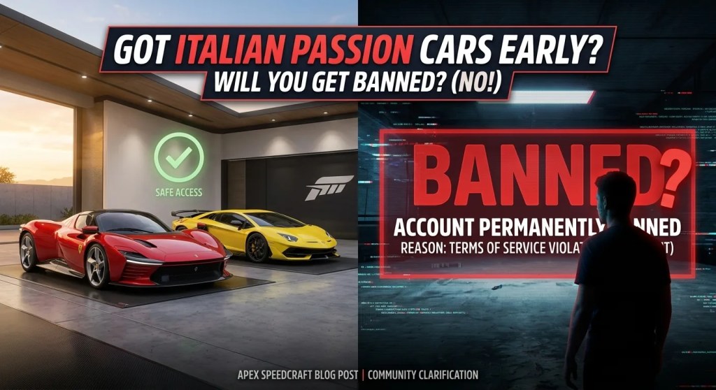 Got the Italian Passion Cars Early? No, You’re Not Going to Get&nbsp;Banned