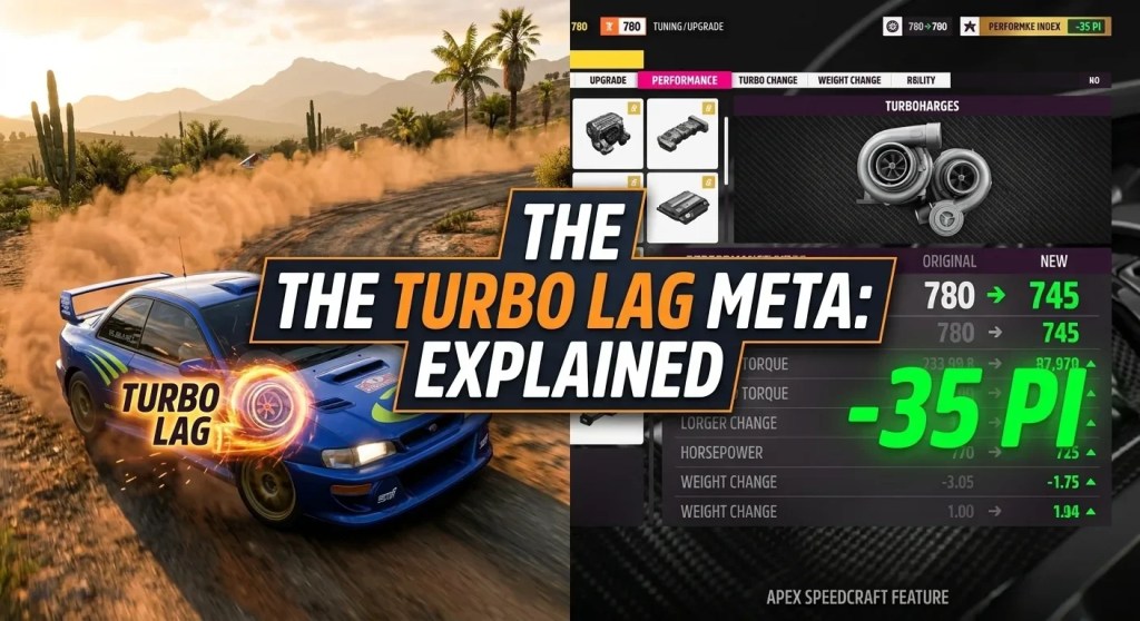 The Turbo Lag Meta, Explained: How 90s Rally Turbos Are Quietly Saving 35 PI in Forza Horizon&nbsp;6