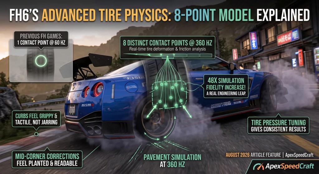 Why FH6 Feels Different to Drive: The 8-Point Tire Model&nbsp;Explained
