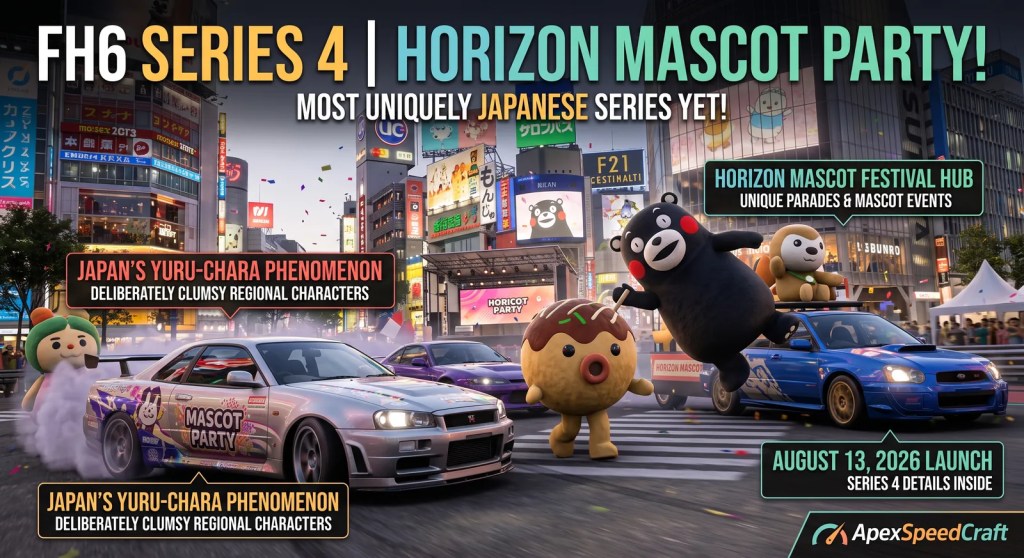 FH6 Series 4 Horizon Mascot Party: Full Car List, Reward Guide & Everything&nbsp;New