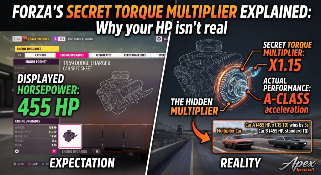 Forza Horizon 6 Isn’t Showing You Your Real Horsepower — Meet the Hidden Torque&nbsp;Multiplier